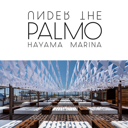 UNDER THE PALMO HAYAMA MARINA